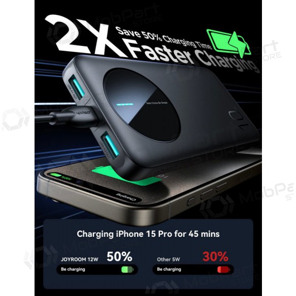 Batería externa Power Bank Joyroom JR-PBF12 10000mAh negro