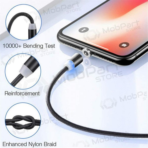 USB cable Magnetic Type-C 1.0m (negro)