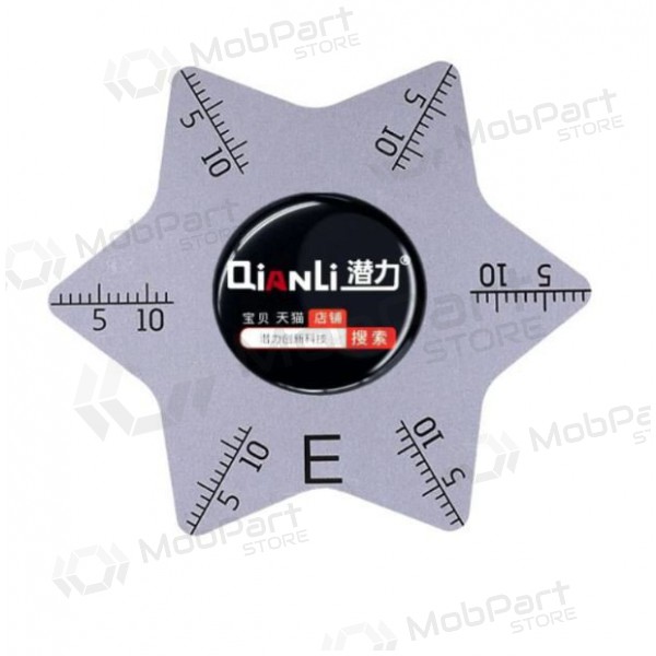 Herramienta de metal para desmontar teléfonos QIANLI E (Pentagrama)