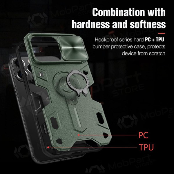 Apple iPhone 14 funda „Nillkin Armor Pro“ (verde)