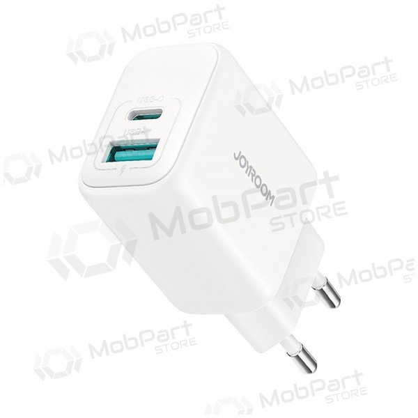 Cargador Joyroom JR-TCF21 USB-C/USB-A PD20W blanco
