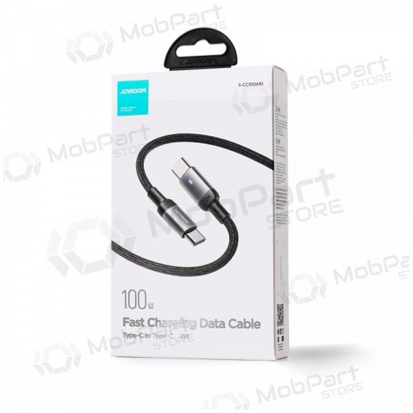 USB cable Joyroom S-CC100A10 Type-C to Type-C 100W 1.2m negro