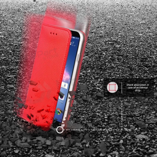 Samsung Galaxy A57 funda - Smart Magnet (roja)