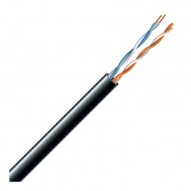Cable de red LAN ECG UTP 5e (para exterior, PE, Fca, 305m, E)