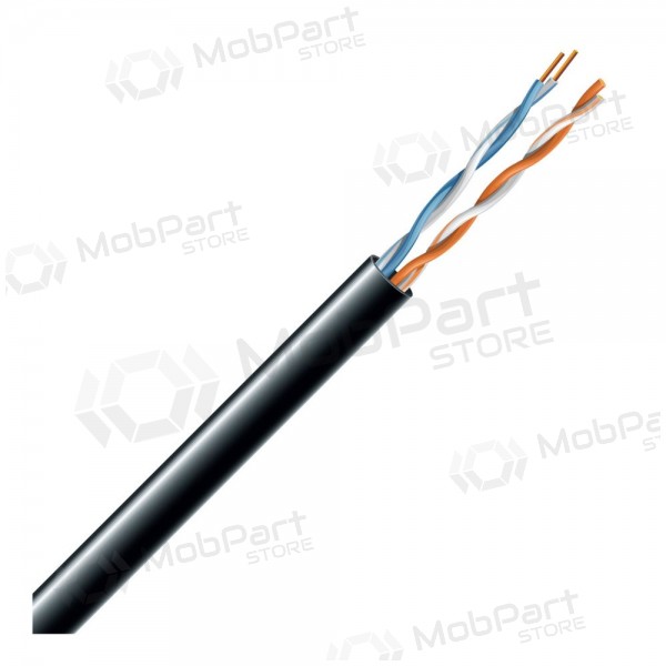 Cable de red LAN ECG UTP 5e (para exterior, PE, Fca, 305m, E)