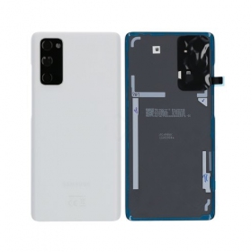 Samsung G780 / G781 Galaxy S20 FE 4G / 5G tapa trasera de la batería (Cloud White) (usada grade C, original)