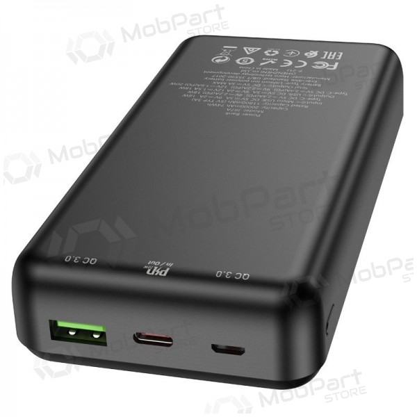 Batería externa Power Bank Hoco J87A Type-C PD 20W+Quick Charge 3.0 20000mAh negro