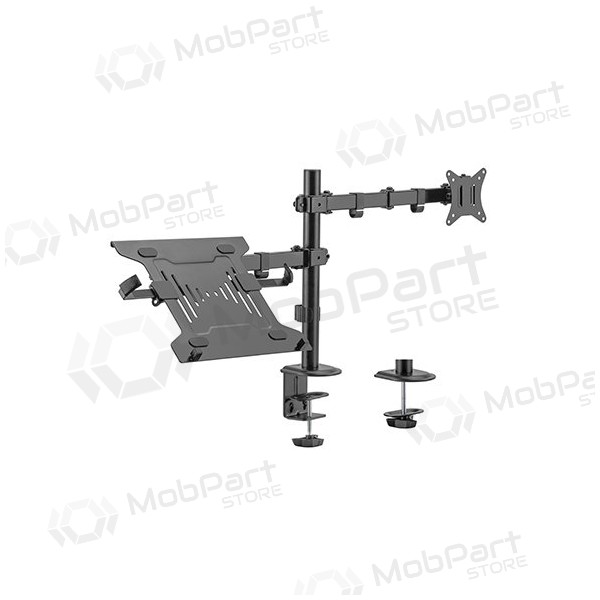 17”-32” monitoriaus y 10”-15.6” nešiojamo kompiuterio laikiklis
