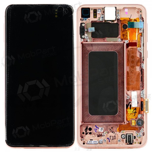 Samsung Galaxy Galaxy S10e pantalla (rosado) (con un marco) (original)