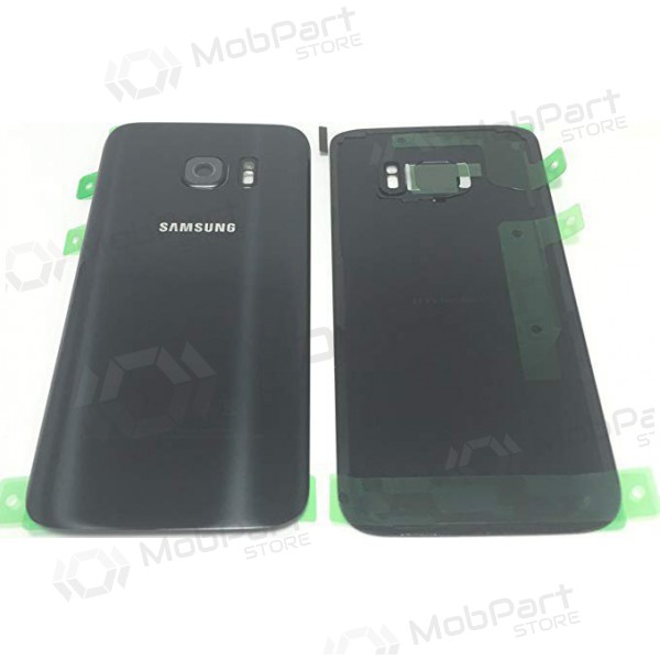 Samsung G930F Galaxy S7 tapa trasera de la batería (negro) (usada grade A, original)