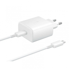 Cargador Samsung EP-TA845 45W + Type-C cable 25W blanco