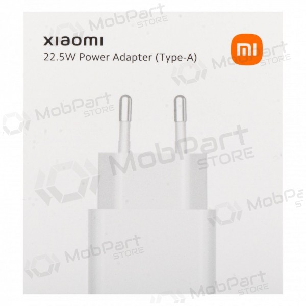 Cargador Xiaomi 22.5W USB-A blanco BHR7757EU