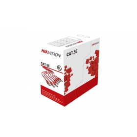 Cable Hikvision UTP 5E (conductor 0.50mm, carrete 305m) DS-1LN5E-S
