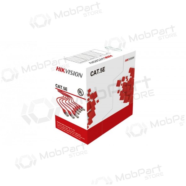 Cable Hikvision UTP 5E (conductor 0.50mm, carrete 305m) DS-1LN5E-S