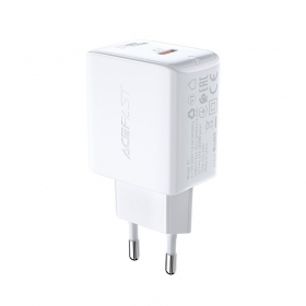 Cargador buitinis Acefast A1 PD20W USB-C blanco