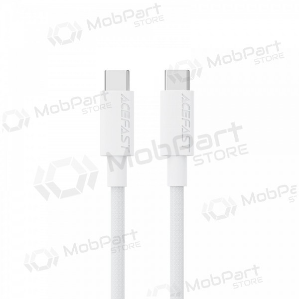USB cable Acefast C18-03 60W USB-C to USB-C 1.2m blanco
