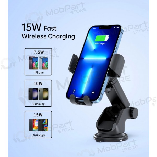 Automobilinis laikiklis-cargador Choetech T203-F 15W Gravity Car Charger Holder negro