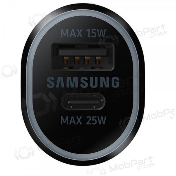 Cargador automobilinis original Samsung EP-L4020NBEGEU 1xType-C 1xUSB-A negro en el paquete 40W