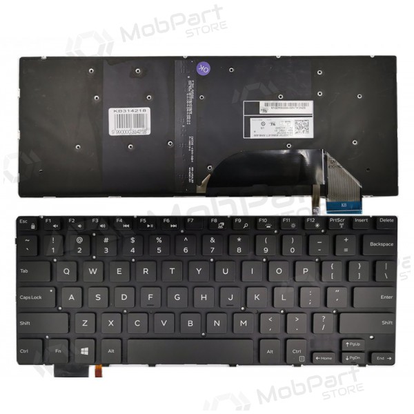 DELL Inspiron: 15 7558, 7568, XPS 15 9550, 9560 teclado (con iluminación) DELL Inspiron: 15 7558, 7568, XPS 15 9550, 9560 teclado (con iluminación)