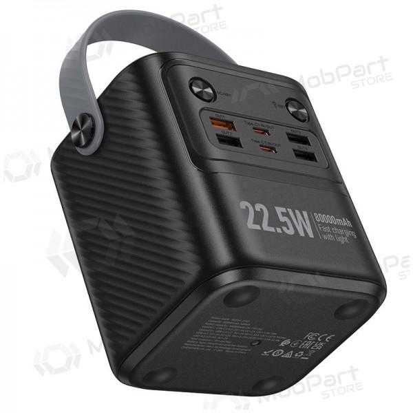 Batería externa Power Bank Hoco J152 22.5W+PD20W 80000mAh negra