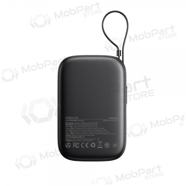 Batería externa Power Bank Joyroom JR-PBF17 22.5W with USB-C cable 10000mAh negro