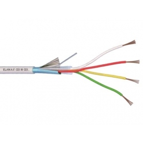 ELAN cable de seguridad estañado, apantallado 4x0.22
