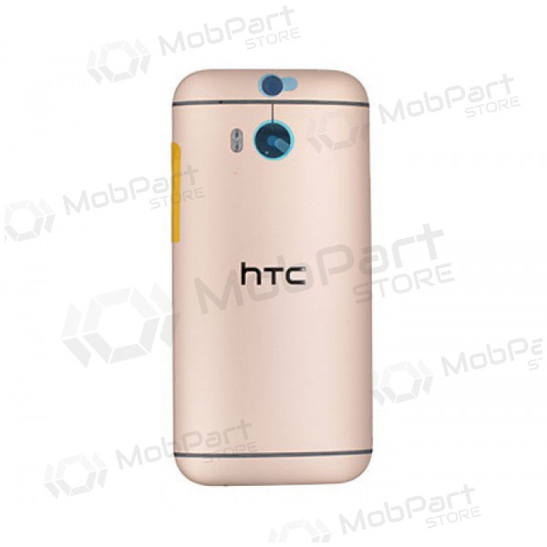 HTC One M8 tapa trasera de la batería (dorado) (usada grade A, original) HTC One M8 tapa trasera de la batería (dorado) (usada grade A, original)