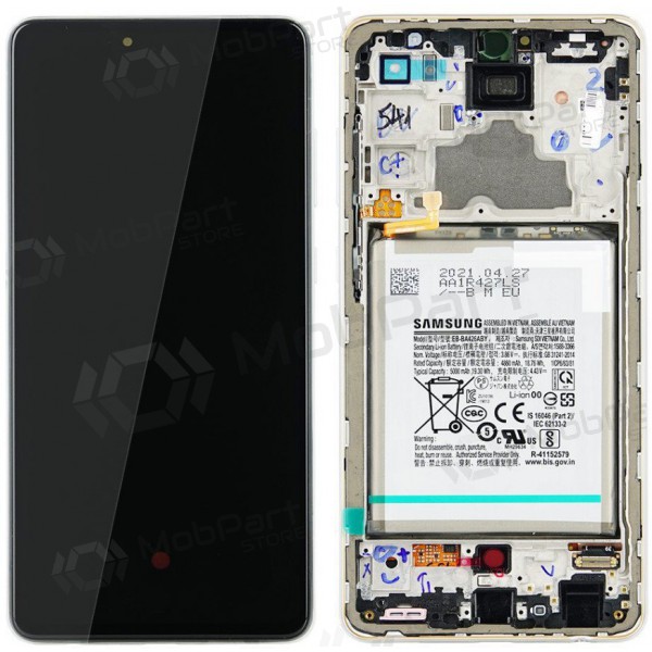 Samsung Galaxy A72 pantalla (blanco) (con un marco) (original) Samsung Galaxy A72 pantalla (blanco) (con un marco) (original)
