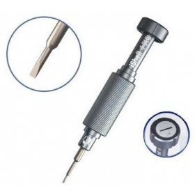 El destornillador plano (-) 1.0mm Mechanic iShell Mortar Mini