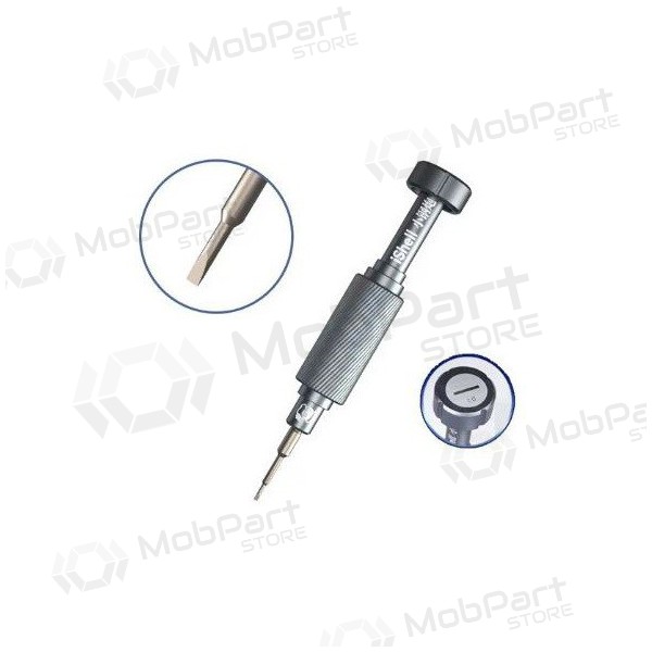 El destornillador plano (-) 1.0mm Mechanic iShell Mortar Mini