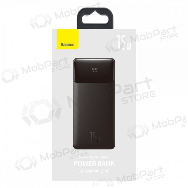 Batería externa Power Bank Baseus Bipow Type-C PD+2xQuick Charge 3.0 15W 10000mAh negro PPBD050001