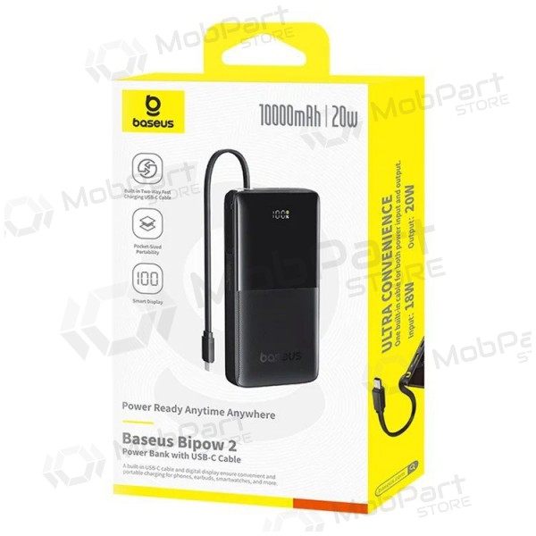 Batería externa Power Bank Baseus Bipow 2 20W 10000mAh negro P10077101113-00