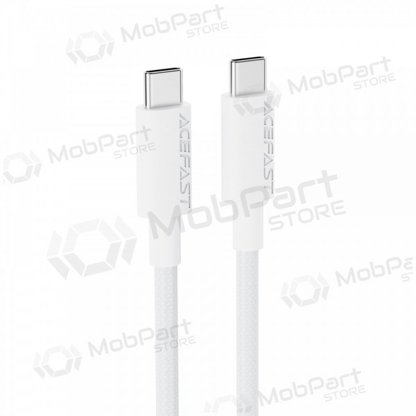USB cable Acefast C18-03 60W USB-C to USB-C 1.2m blanco