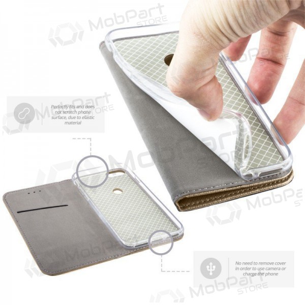 Xiaomi Redmi A5, Poco C71 (173,45x79,35x8,45) funda - Smart Magnet (dorado)