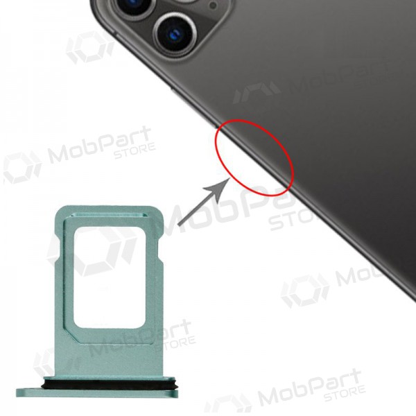 Apple iPhone 11 (Dual) Titular de la tarjeta SIM (verde)