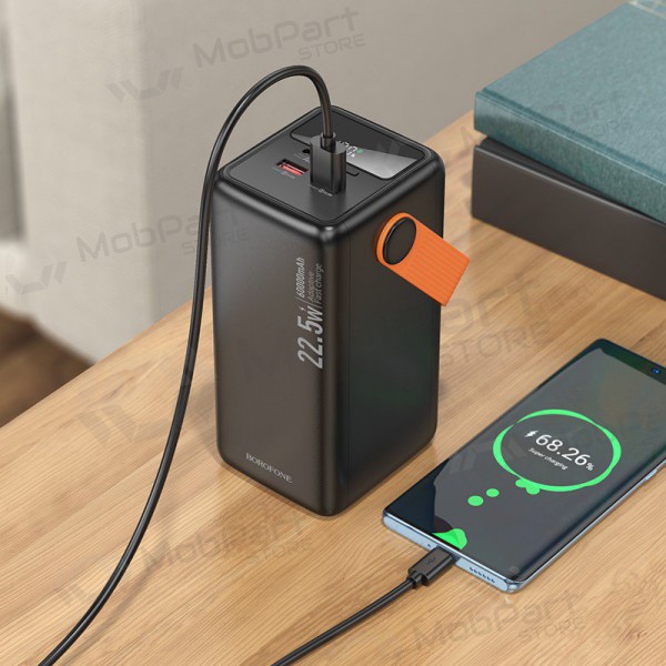 Batería externa Power Bank Borofone BJ66B 22.5W+PD20W 60000mAh negro