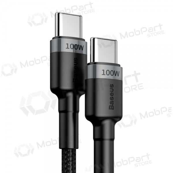 USB cable Baseus Cafule PD100W Type-C 2.0m gris-negro CATKLF-ALG1