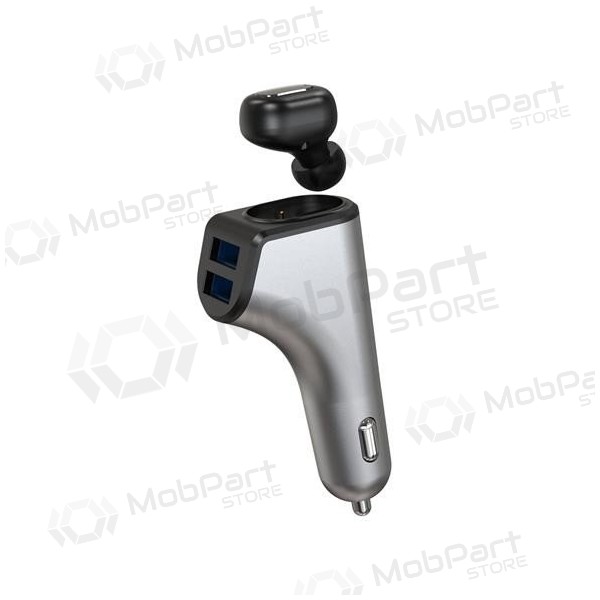 Cargador de coche Platinet + Bluetooth ausinė