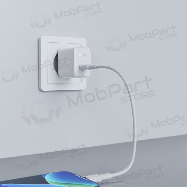 Cargador buitinis Acefast A1 PD20W USB-C blanco
