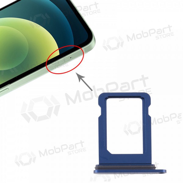 Apple iPhone 12 Titular de la tarjeta SIM (azul)