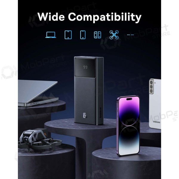 Batería externa Power Bank Baseus StarLord 65W 20000mAh negro P10022906113-00