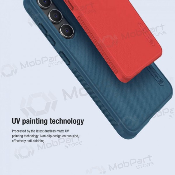 Samsung Galaxy S24 Plus funda „Nillkin Frosted Shield“ (azul) Samsung Galaxy S24 Plus funda „Nillkin Frosted Shield“ (azul)