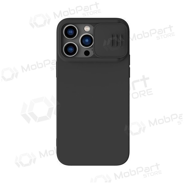 Apple iPhone 15 Plus funda „Nillkin Silicone“ (negro)