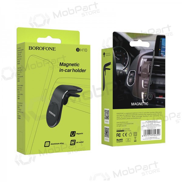 Automobilinis Universal telefono laikiklis Borofone BH10, mounted on ventilation grilles, magnetic, negro