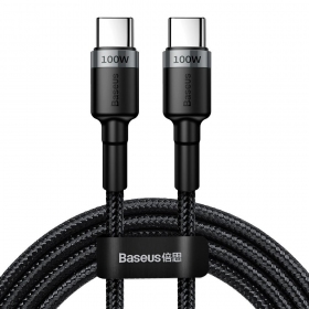 USB cable Baseus Cafule PD100W Type-C 2.0m gris-negro CATKLF-ALG1