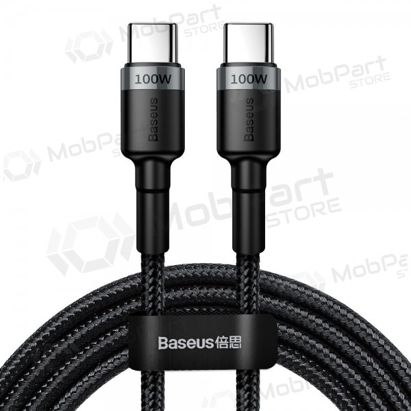 USB cable Baseus Cafule PD100W Type-C 2.0m gris-negro CATKLF-ALG1