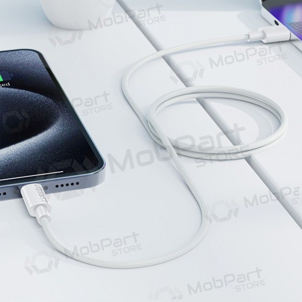 USB cable Acefast C18-04 USB-A to USB-C 1.2m blanco