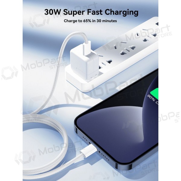 USB cable Joyroom S-A45 USB-C to Lightning 30W 1.2m blanco