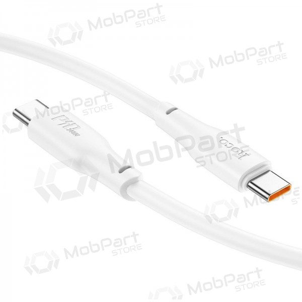 USB cable Hoco X93 60W USB-C to USB-C 2.0m blanco