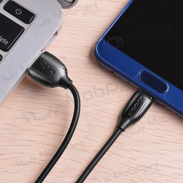 USB cable Borofone BX19 USB-A to USB-C 1.0m negro